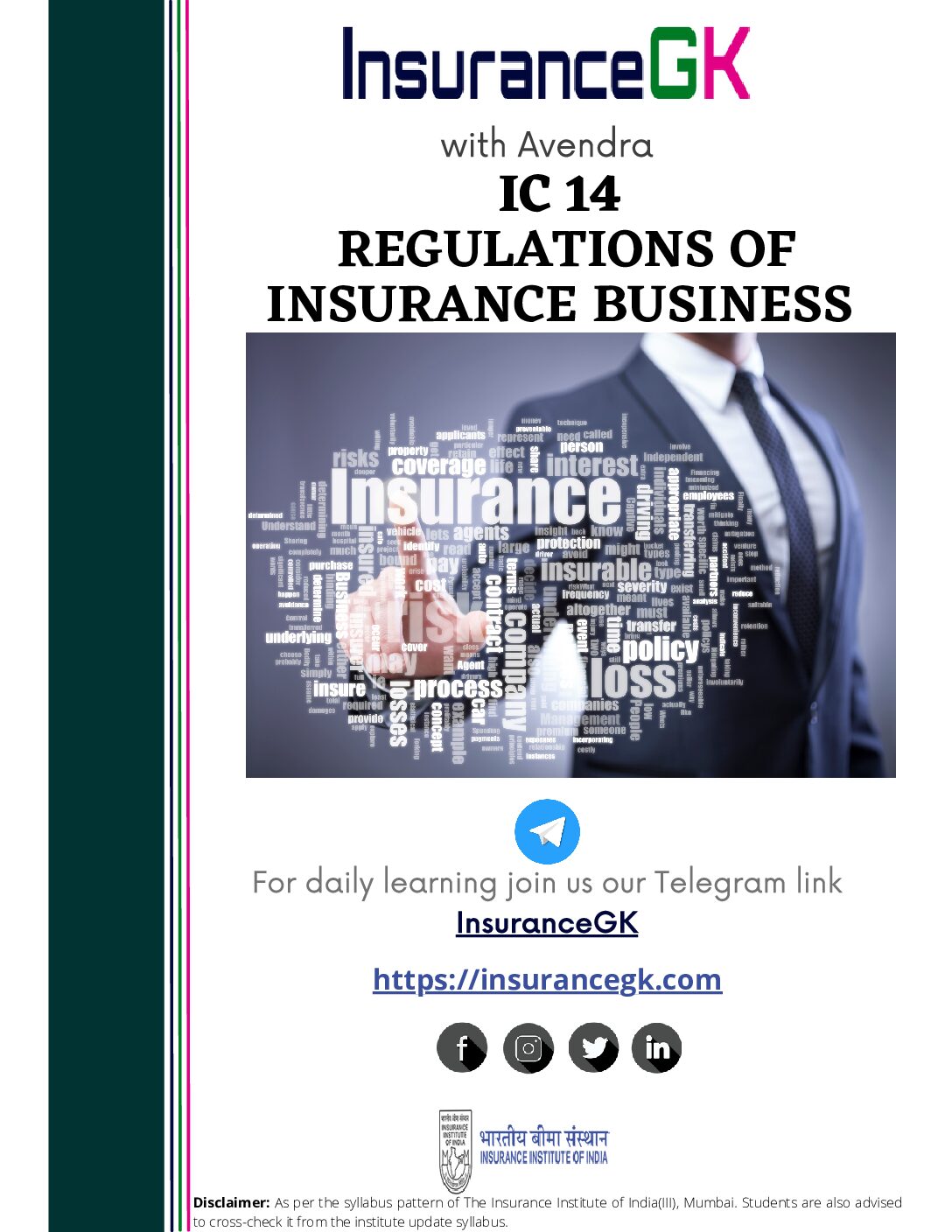 Cover-page-Regulation-of-Insurance Business-insurancegk